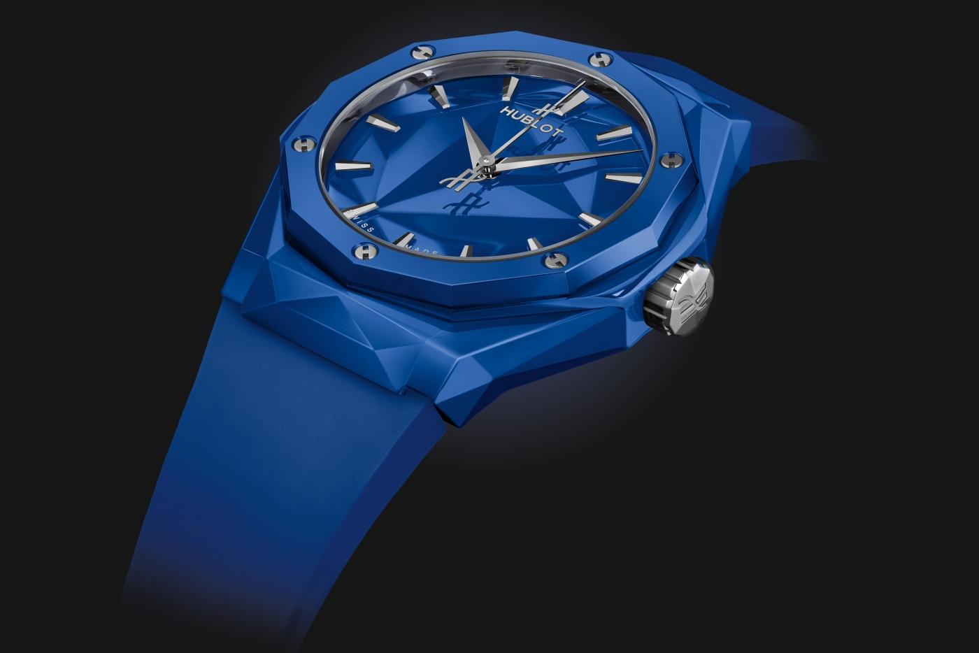 Hublot Classic Fusion Orlinski Blue Ceramic Ref# 550.ES.5100.RX.ORL21 - Image 2