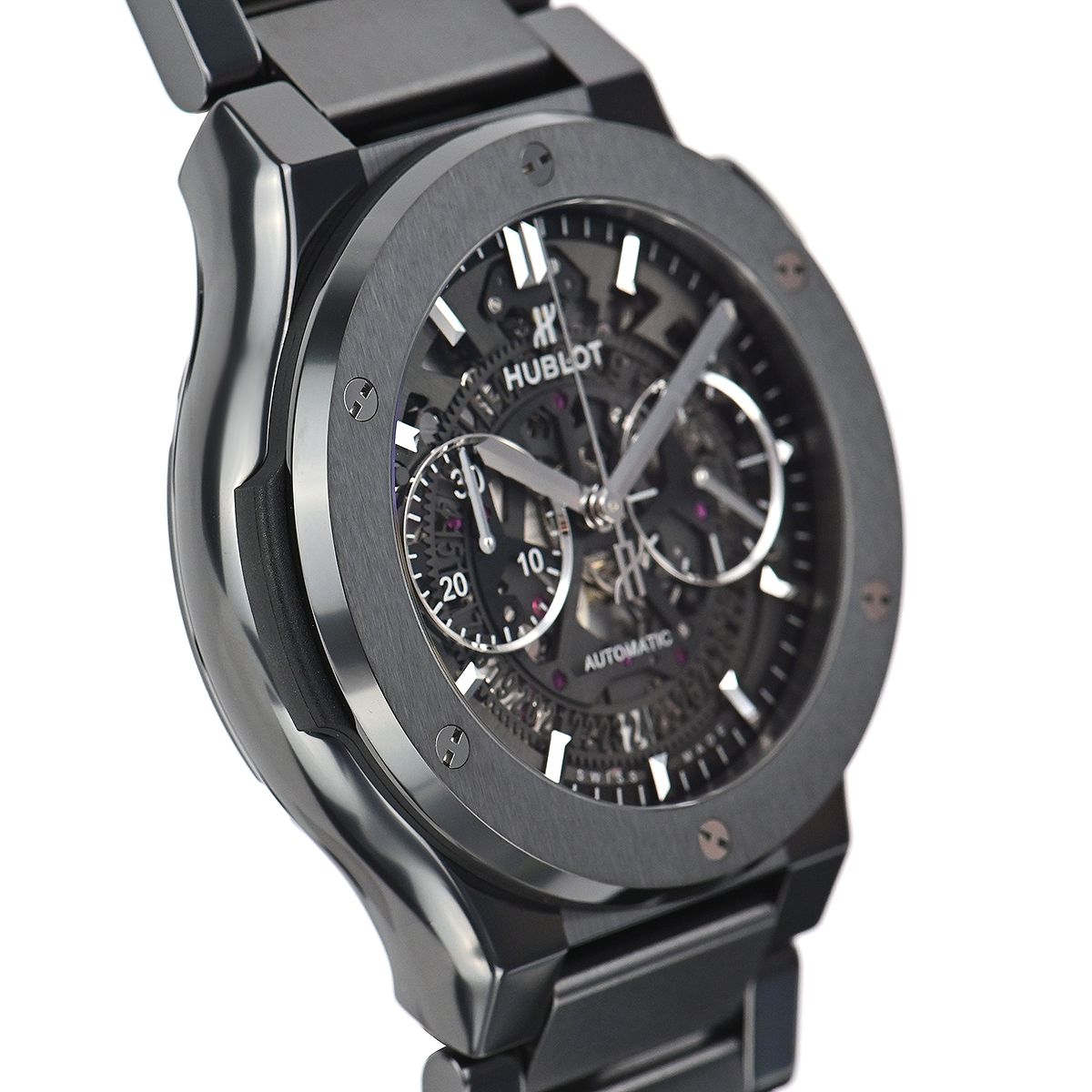 Hublot Classic Fusion Aerofusion Black Magic Bracelet 45mm, Ref# 528.CM.0170.CM - Image 3