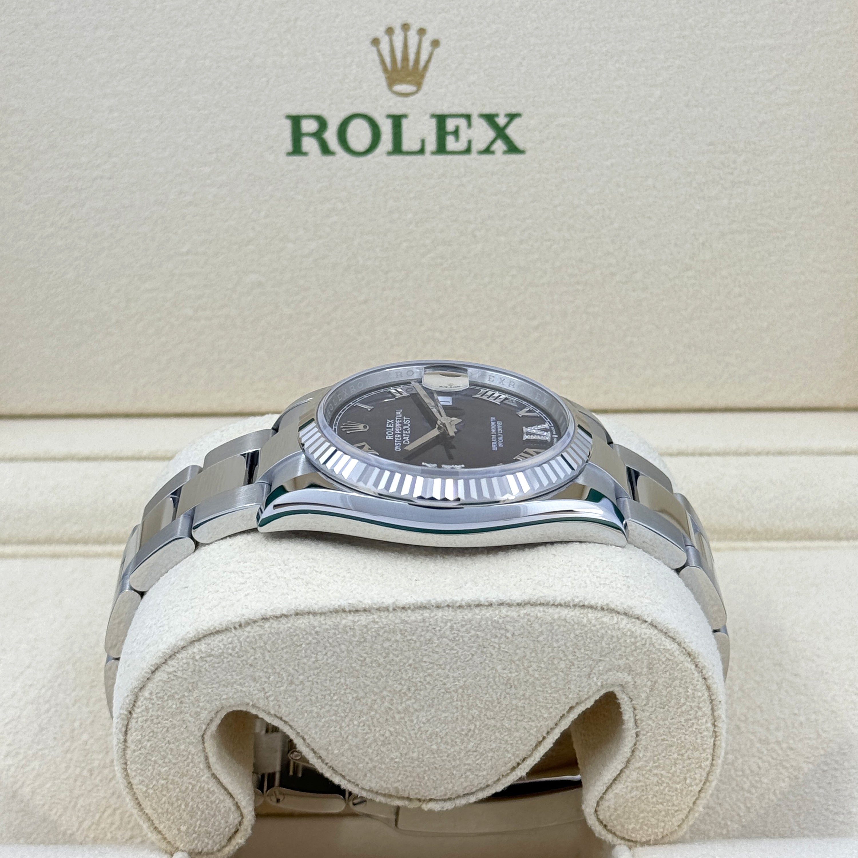 Rolex Datejust 36, Stainless Steel and 18k White Gold, 36mm, Ref# 126234-0022 - Image 9