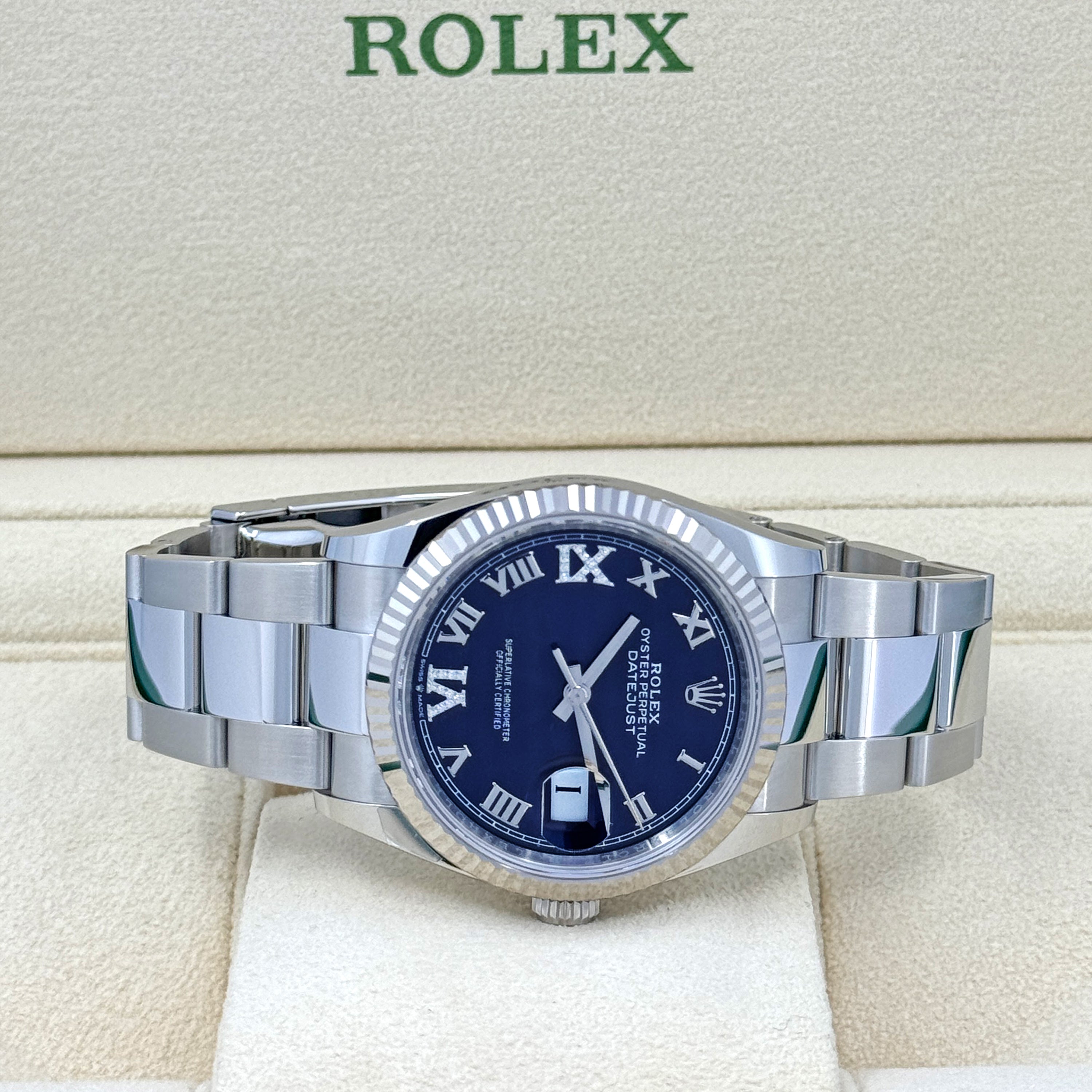 Rolex Datejust 36, Stainless Steel and 18k White Gold, 36mm, Ref# 126234-0022 - Image 11