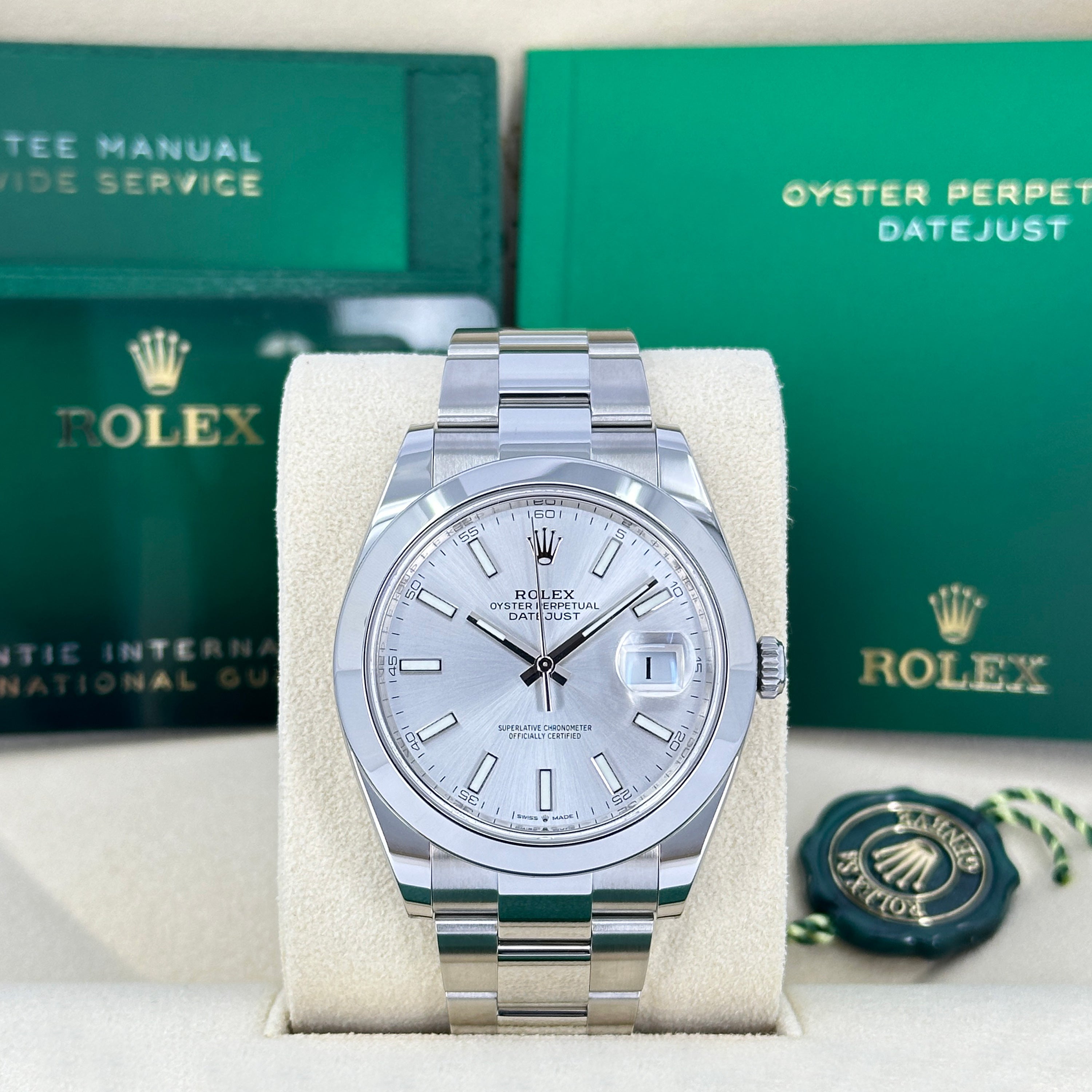 Rolex Datejust 41 Oystersteel Ref# 126300-0003 - Image 2