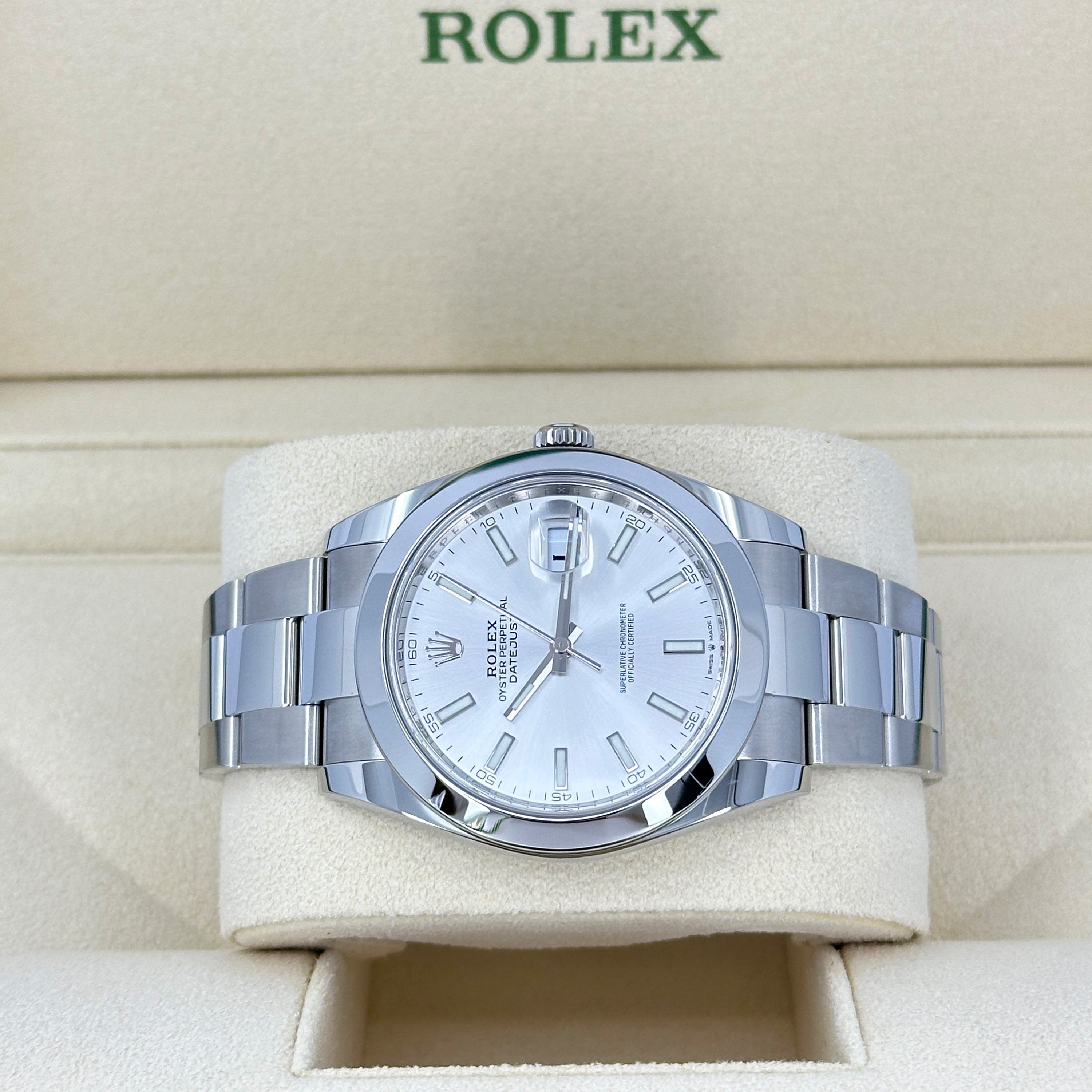 Rolex Datejust 41 Oystersteel Ref# 126300-0003 - Image 7