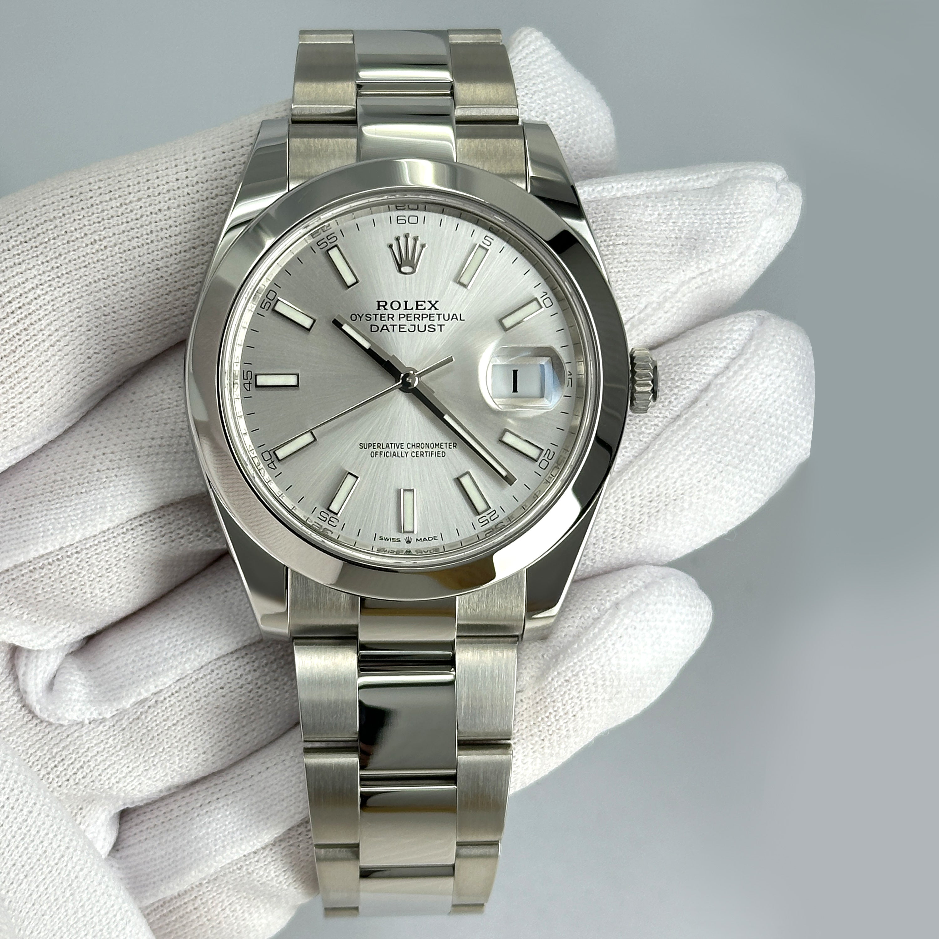 Rolex Datejust 41 Oystersteel Ref# 126300-0003 - Image 11