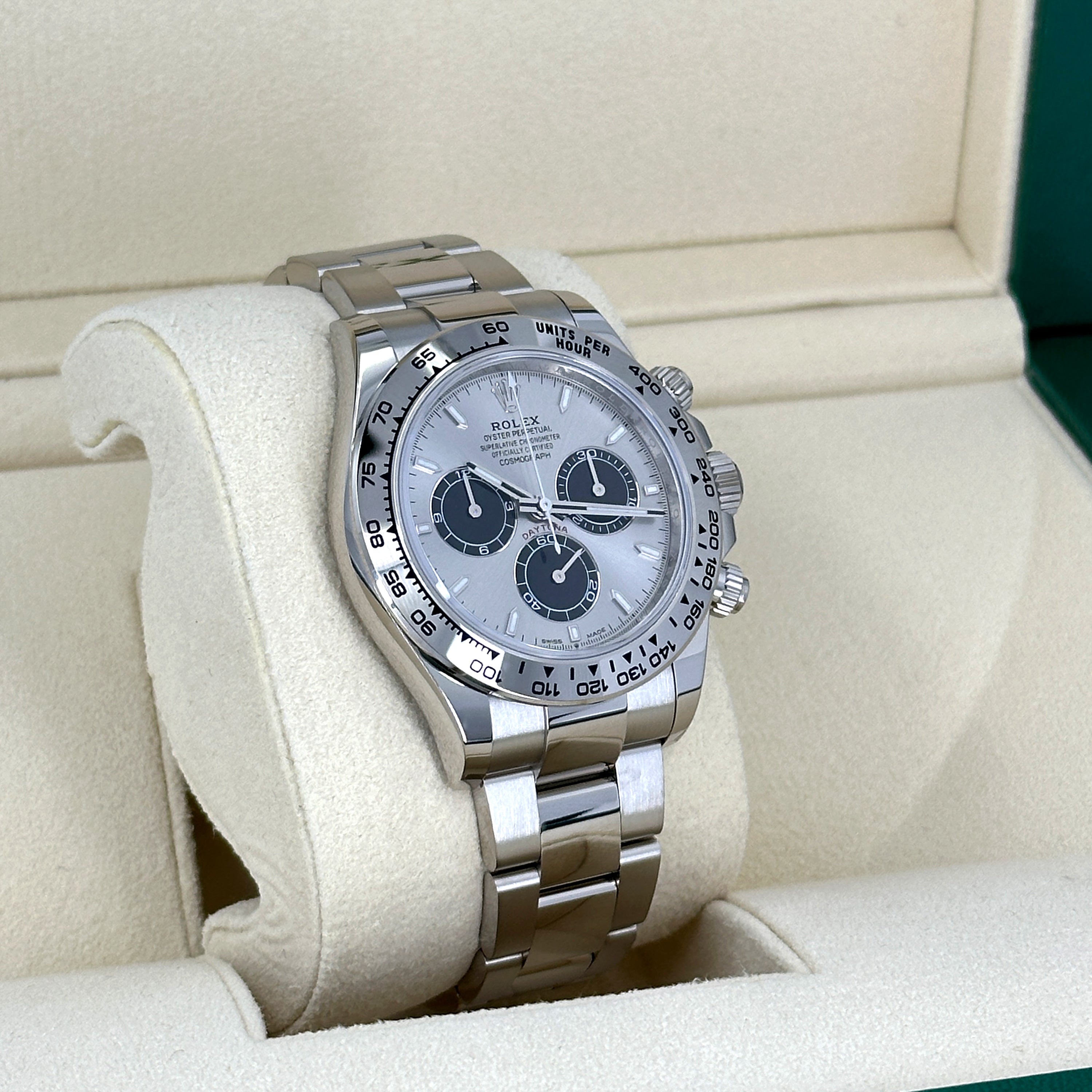 Rolex Cosmograph Daytona 40mm, 18k White Gold, Ref# 126509-0003 - Image 9