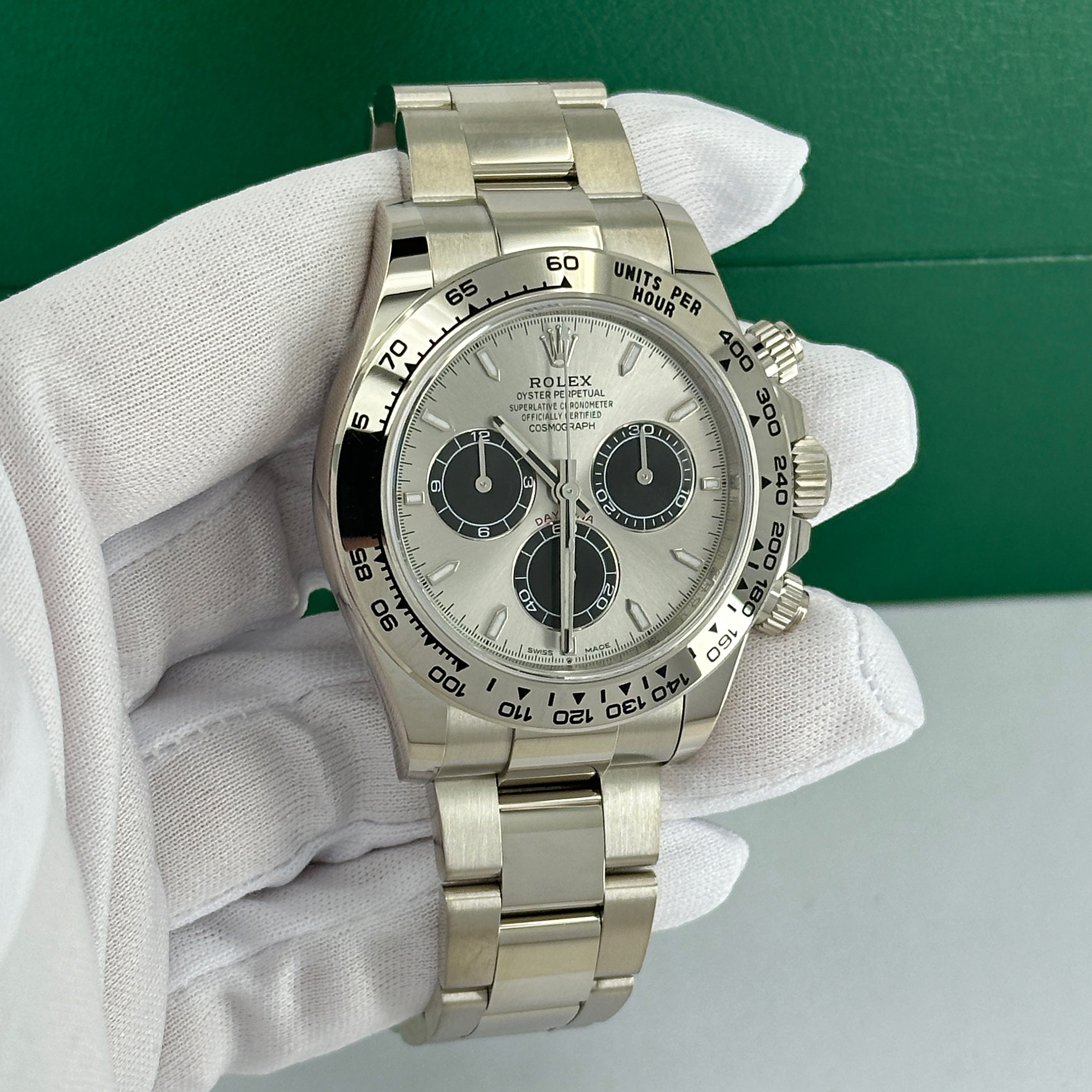 Rolex Cosmograph Daytona 40mm, 18k White Gold, Ref# 126509-0003 - Image 13