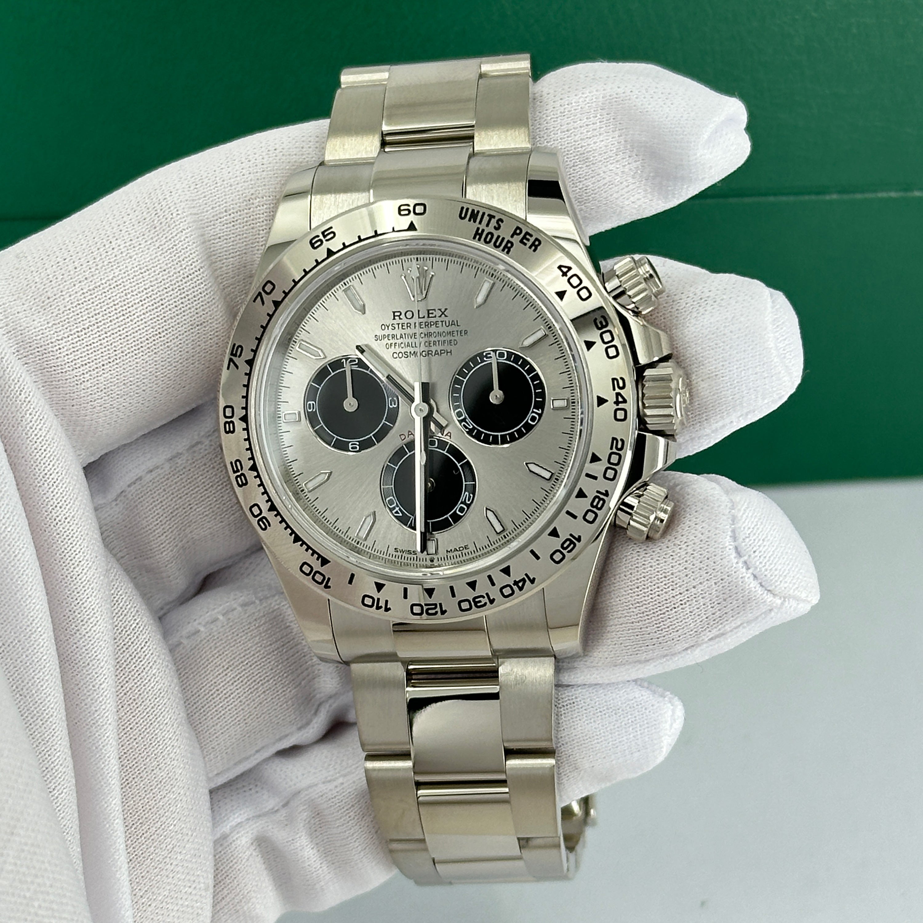 Rolex Cosmograph Daytona 40mm, 18k White Gold, Ref# 126509-0003 - Image 14