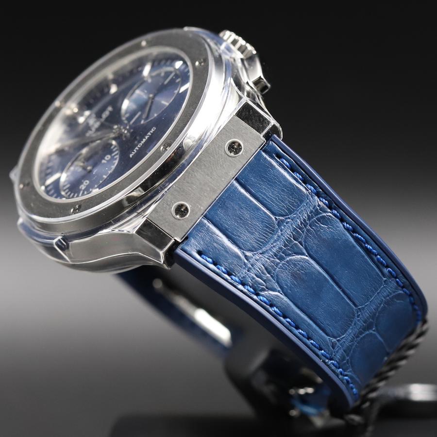 Hublot Classic Fusion Chronograph Titanium Blue 45mm, Ref# 521.NX.7170.LR - Image 5