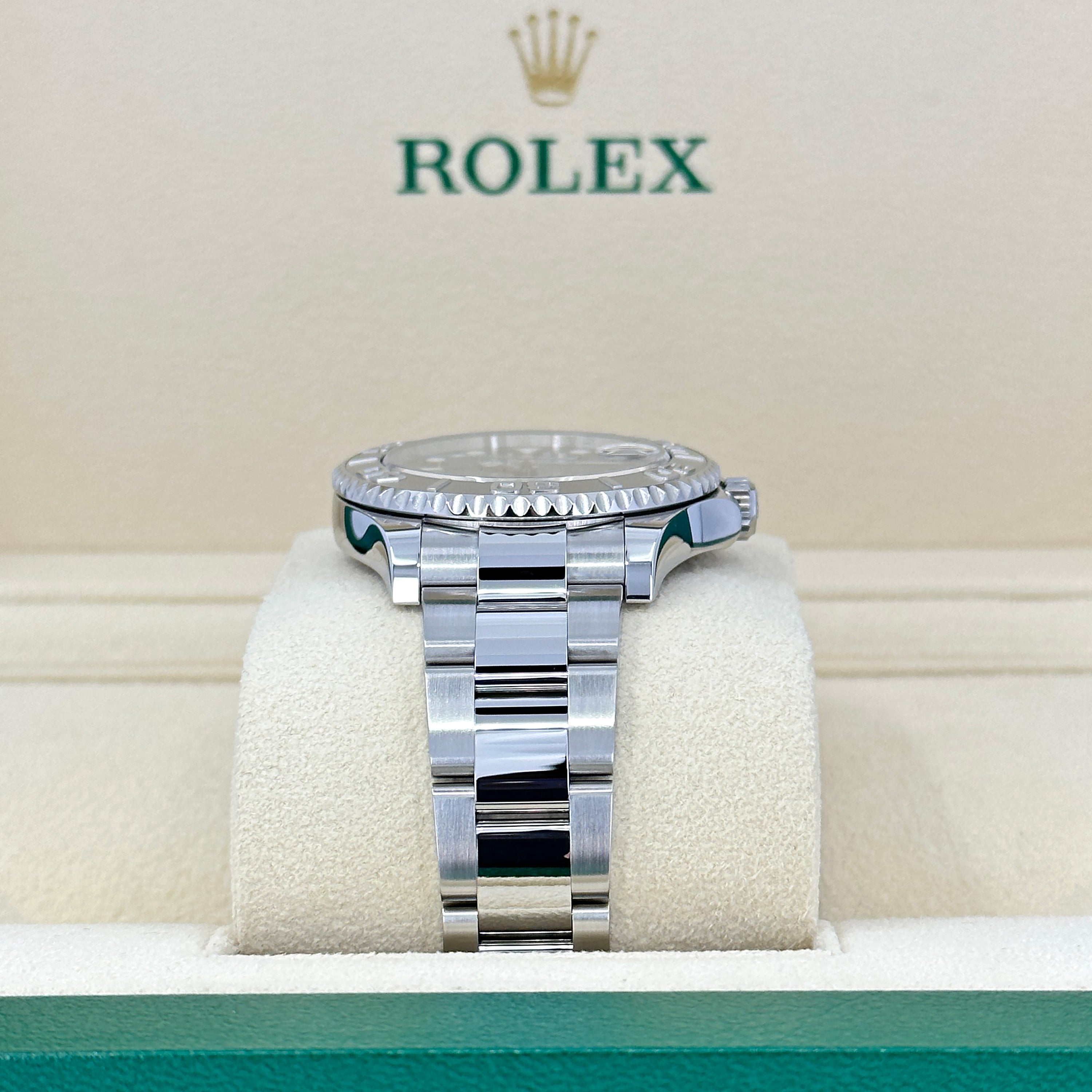 Rolex Yacht-Master Oystersteel and platinum Ref# 268622-0002 - Image 12