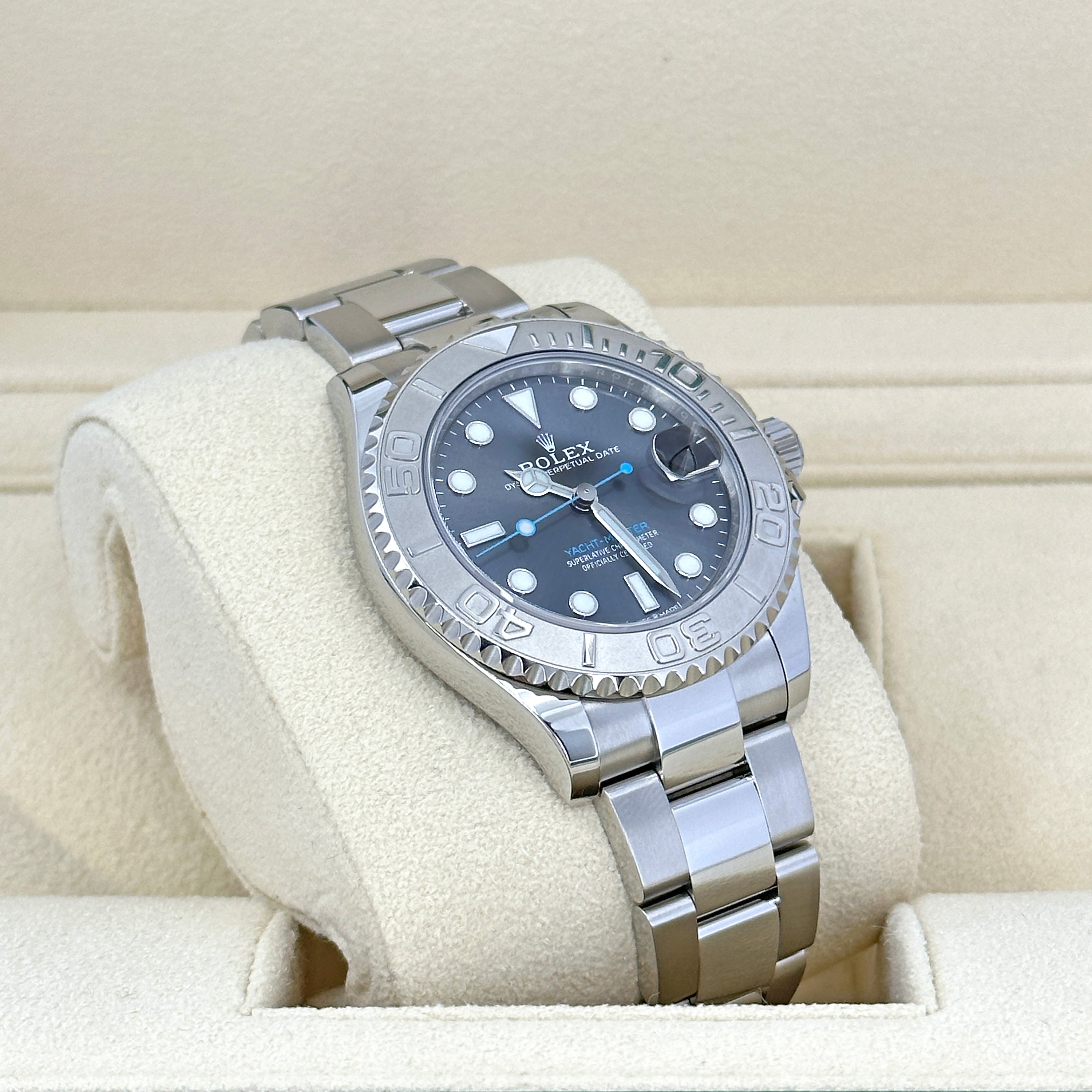 Rolex Yacht-Master Oystersteel and platinum Ref# 268622-0002 - Image 6