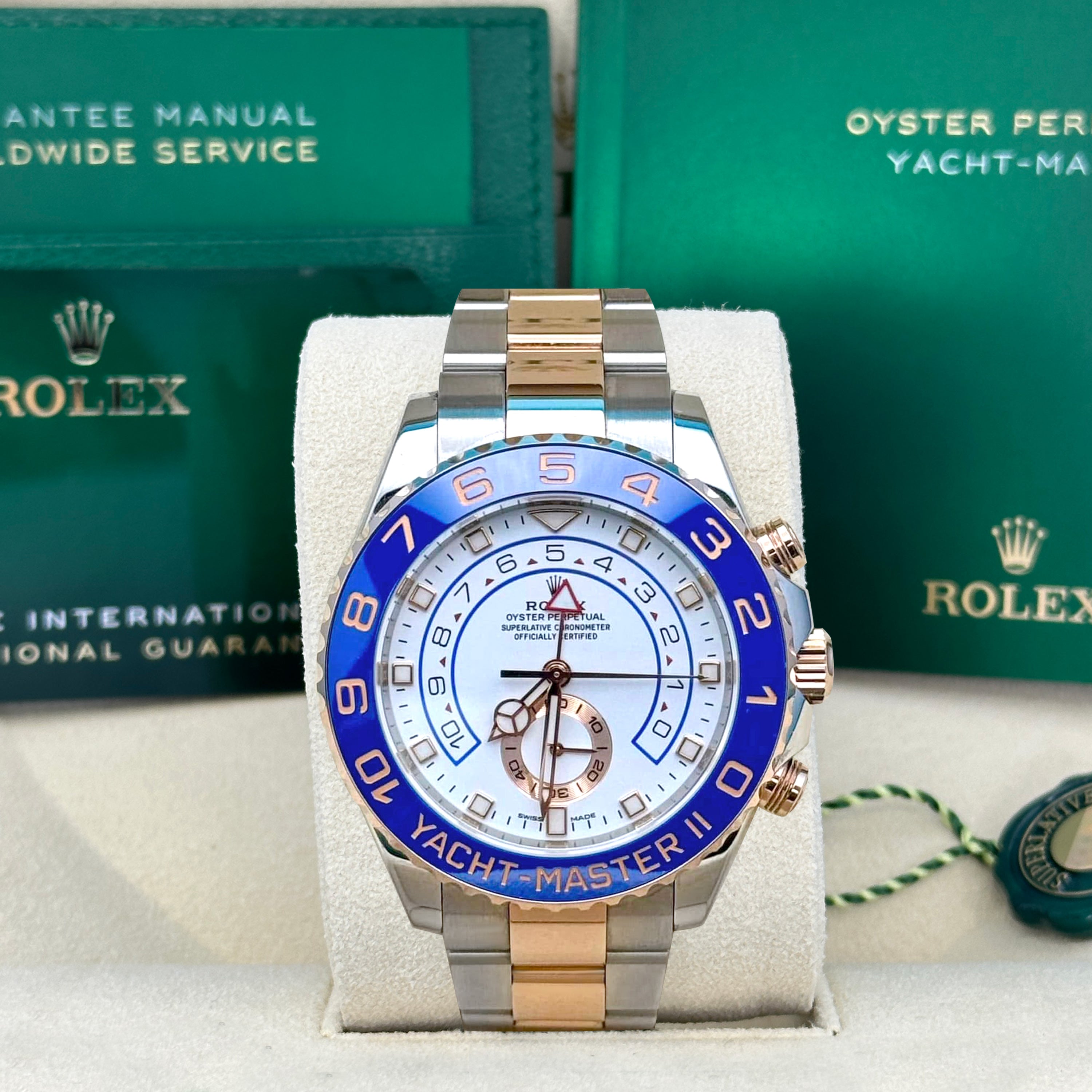 Rolex Yacht-Master II, Stainless Steel and 18k Everose Gold, 44mm, Ref# 116681-0002 - Image 2