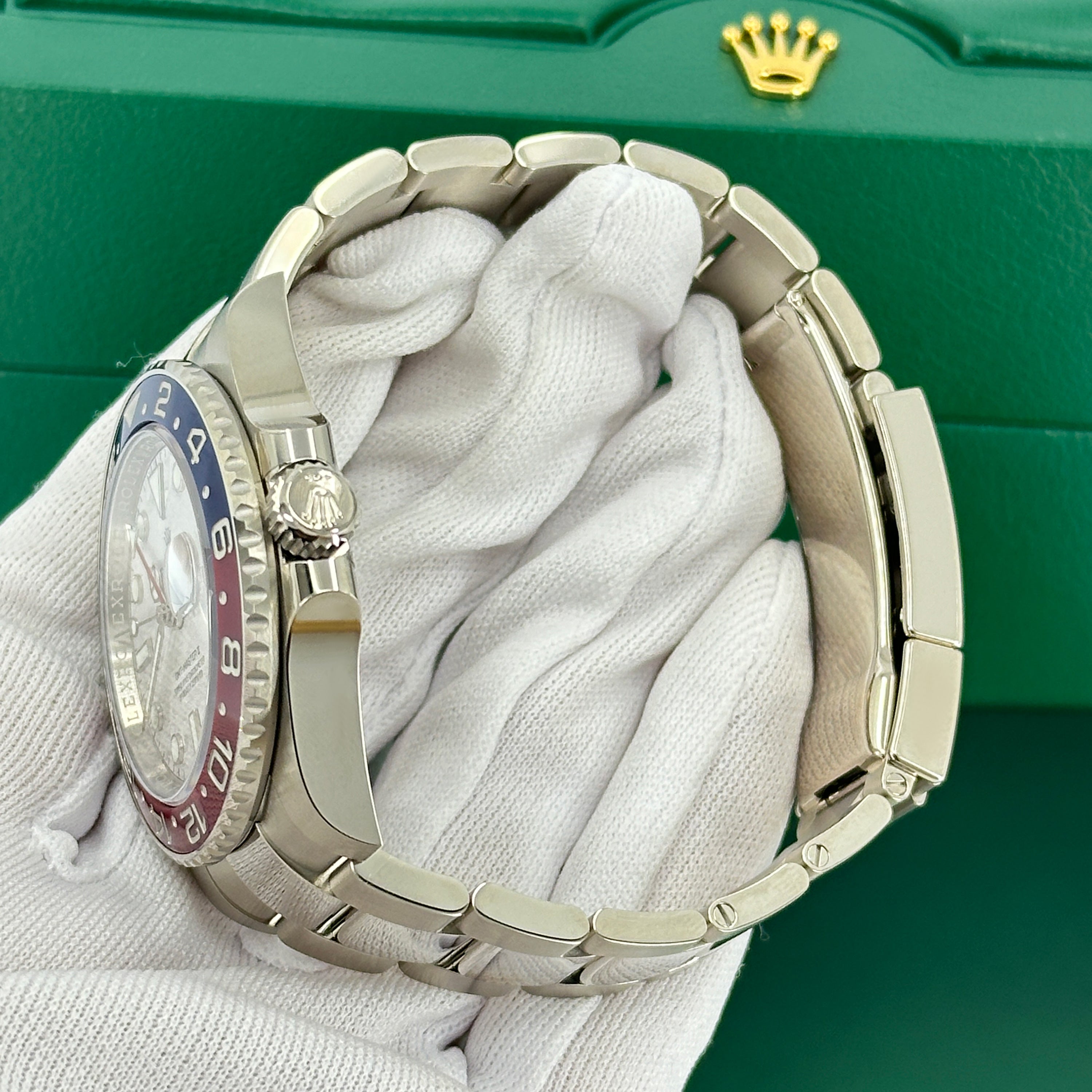 Rolex GMT-Master II 18 ct white gold Ref# 126719BLRO-0002 - Image 18