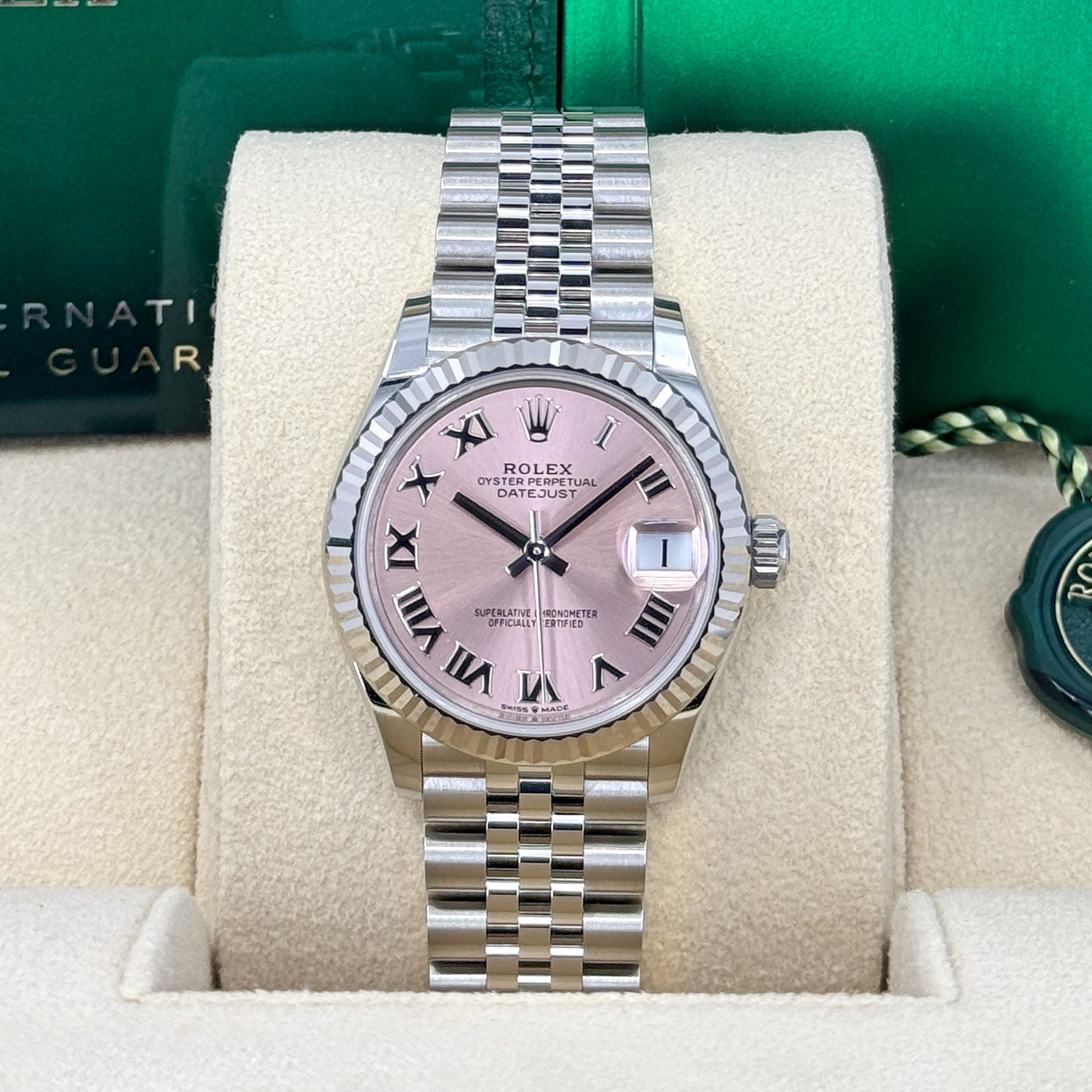 Rolex Datejust 31, Oystersteel and 18k White Gold, Ref# 278274-0020