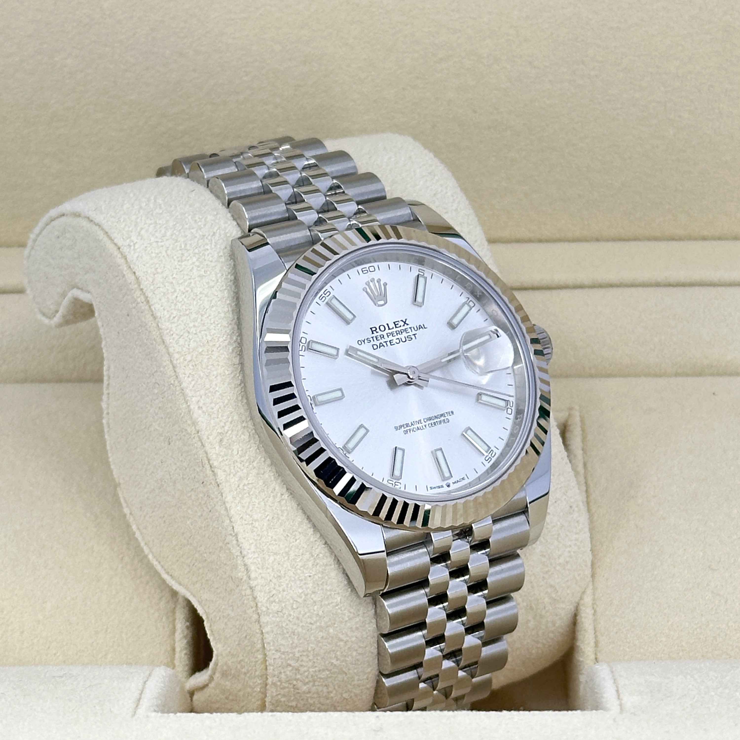 Rolex Datejust 41, Stainless Steel and 18k White Gold, 41mm, Ref# 126334-0004 - Image 8