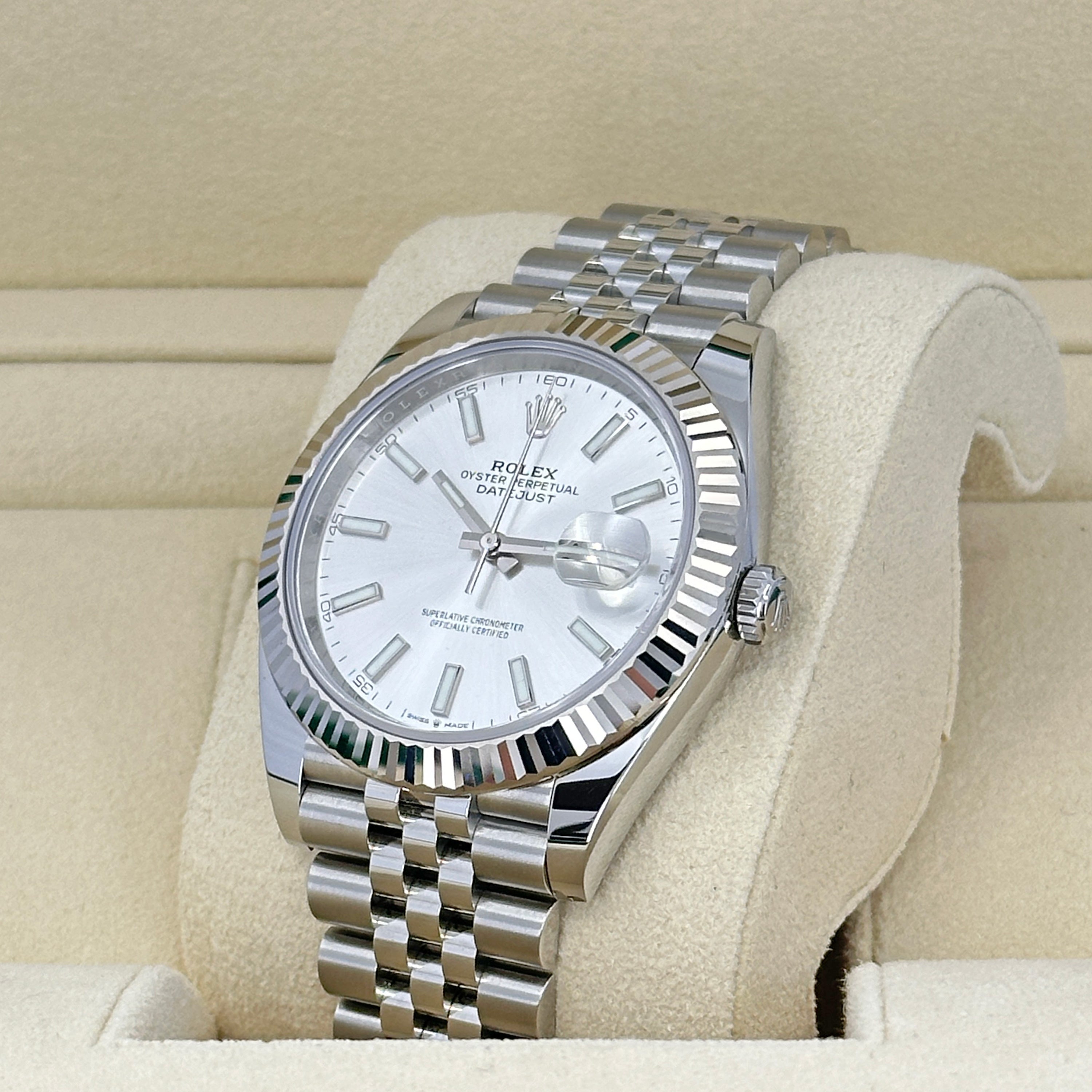 Rolex Datejust 41, Stainless Steel and 18k White Gold, 41mm, Ref# 126334-0004 - Image 9