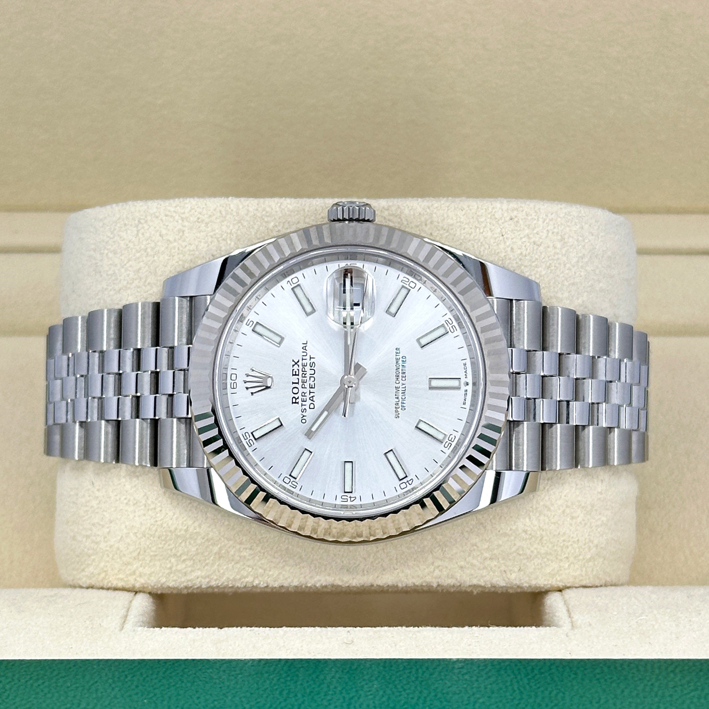 Rolex Datejust 41, Stainless Steel and 18k White Gold, 41mm, Ref# 126334-0004 - Image 10