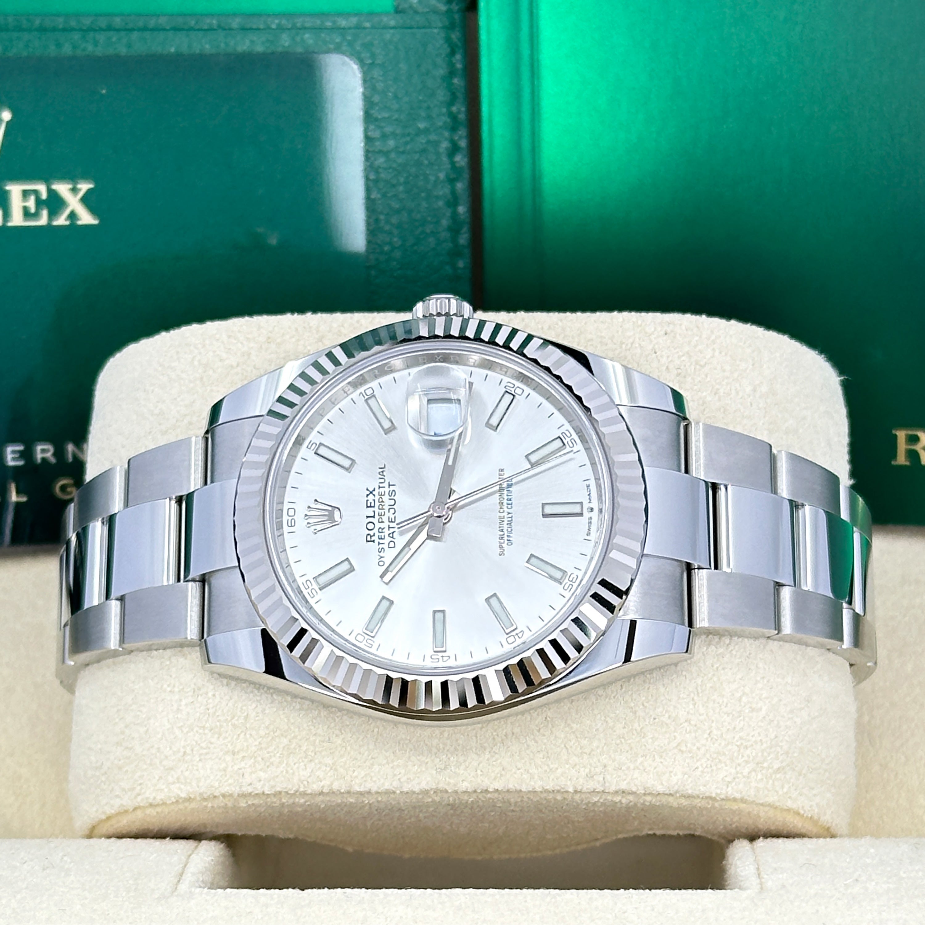 Rolex Datejust 41, Stainless Steel and 18k White Gold, 41mm, Ref# 126334-0003 - Image 6