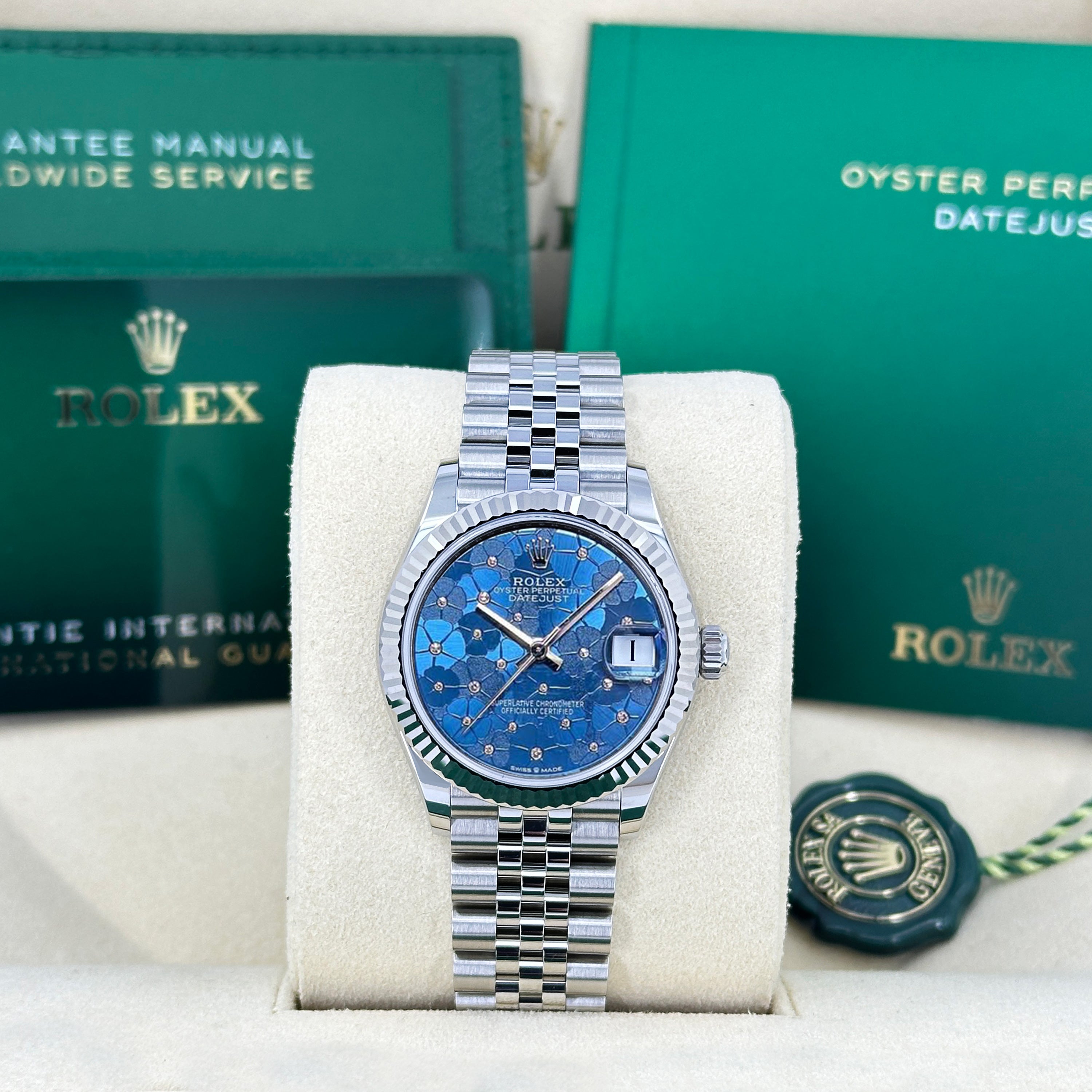 Rolex Datejust 31mm, Oystersteel and 18k White Gold and Diamonds, Ref# 278274-0036 - Image 2