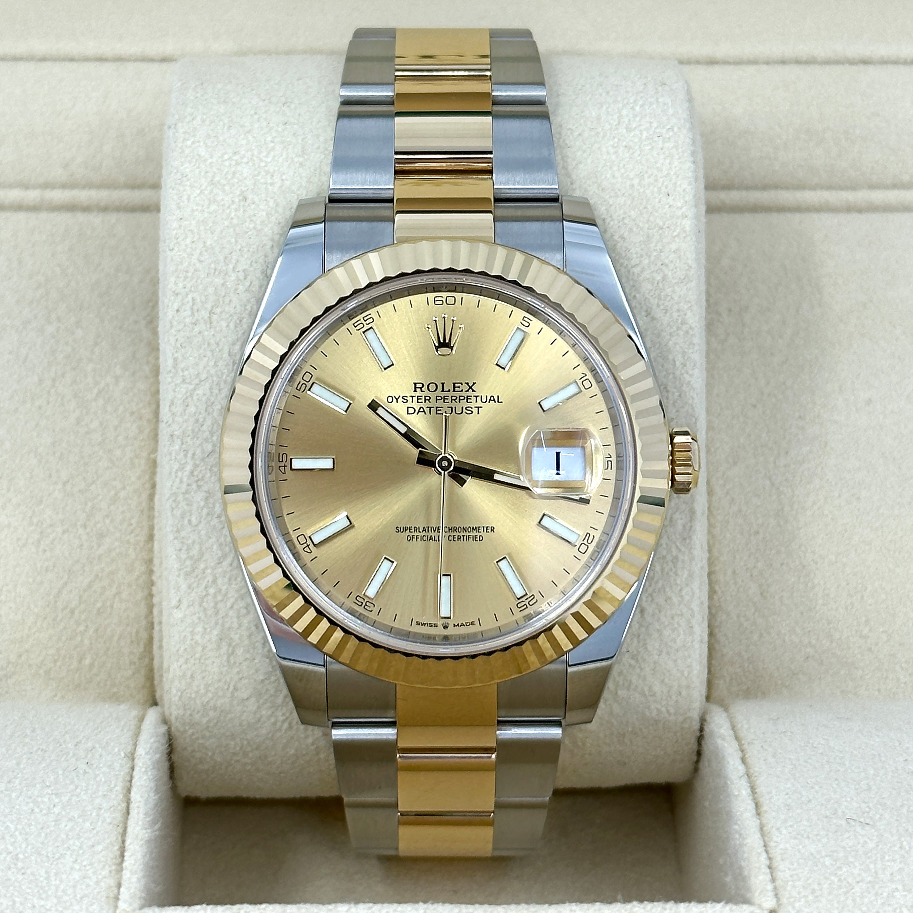 Rolex Datejust 41 Oystersteel and yellow gold Ref# 126333-0009
