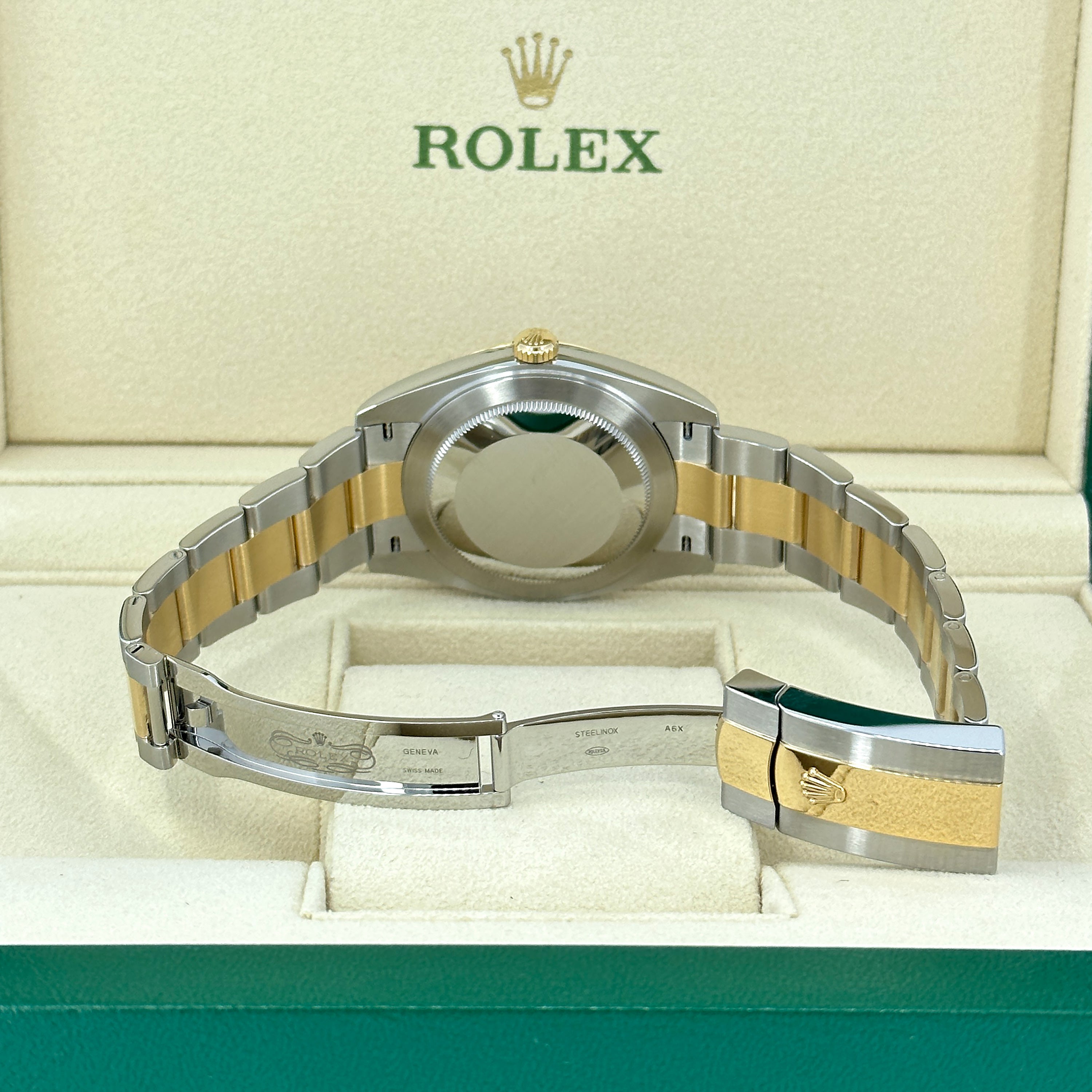 Rolex Datejust 41 Oystersteel and yellow gold Ref# 126333-0009 - Image 10