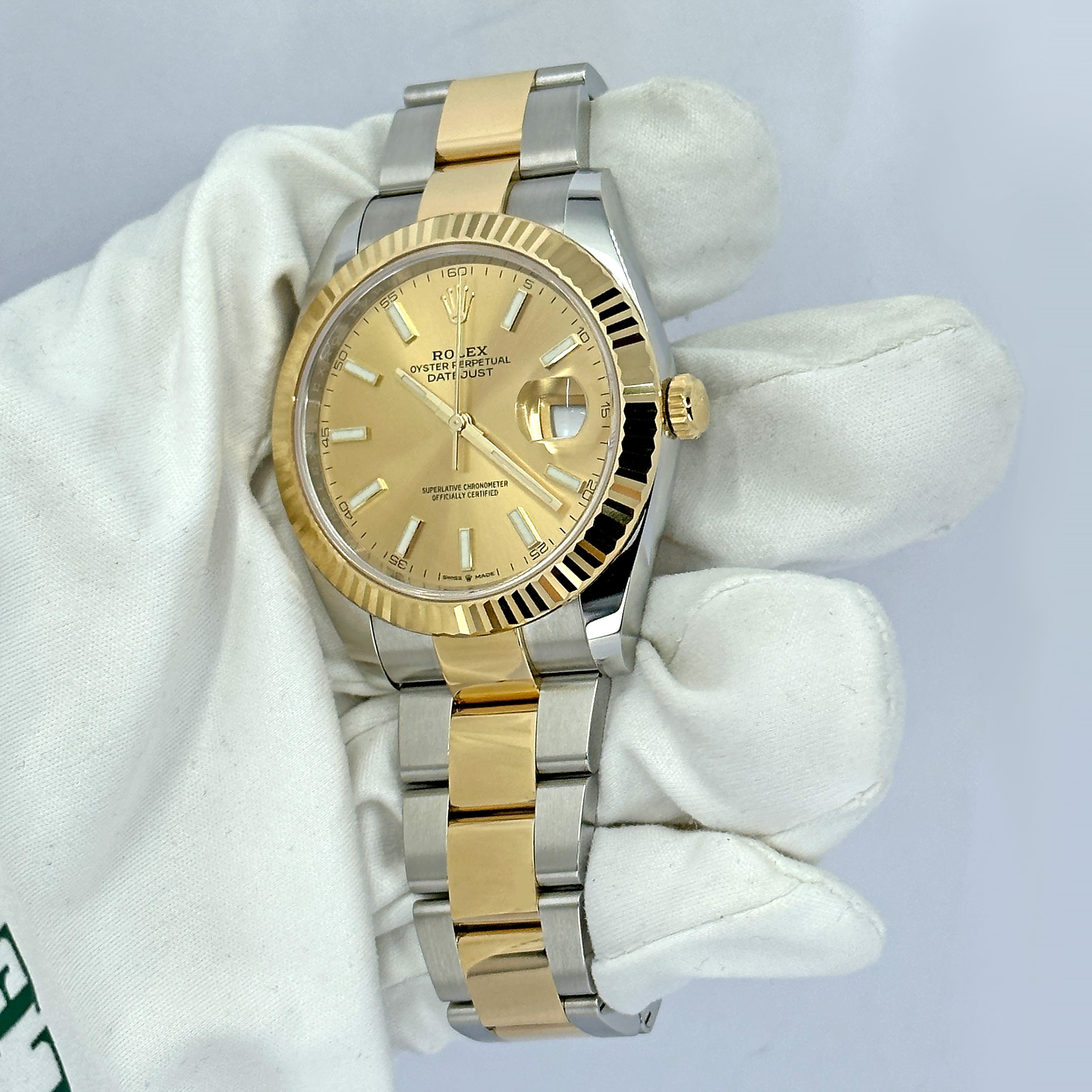 Rolex Datejust 41 Oystersteel and yellow gold Ref# 126333-0009 - Image 5