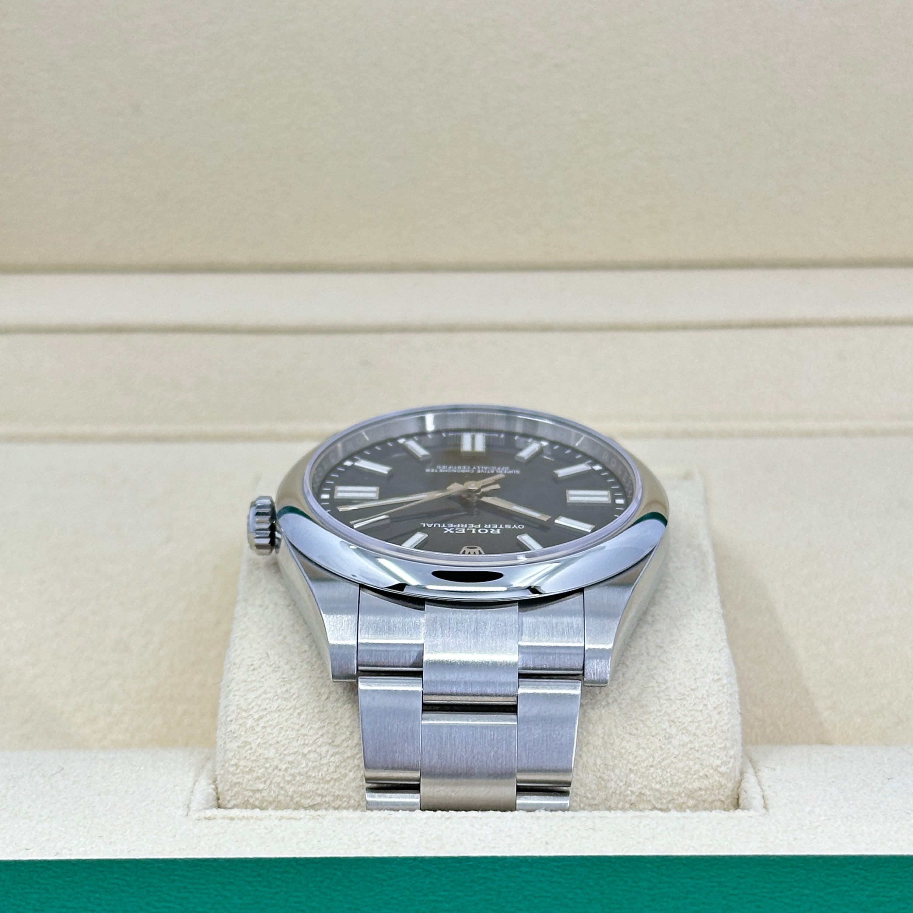Rolex Oyster Perpetual 41mm, Blue Dial, Ref# 124300-0003 - Image 9