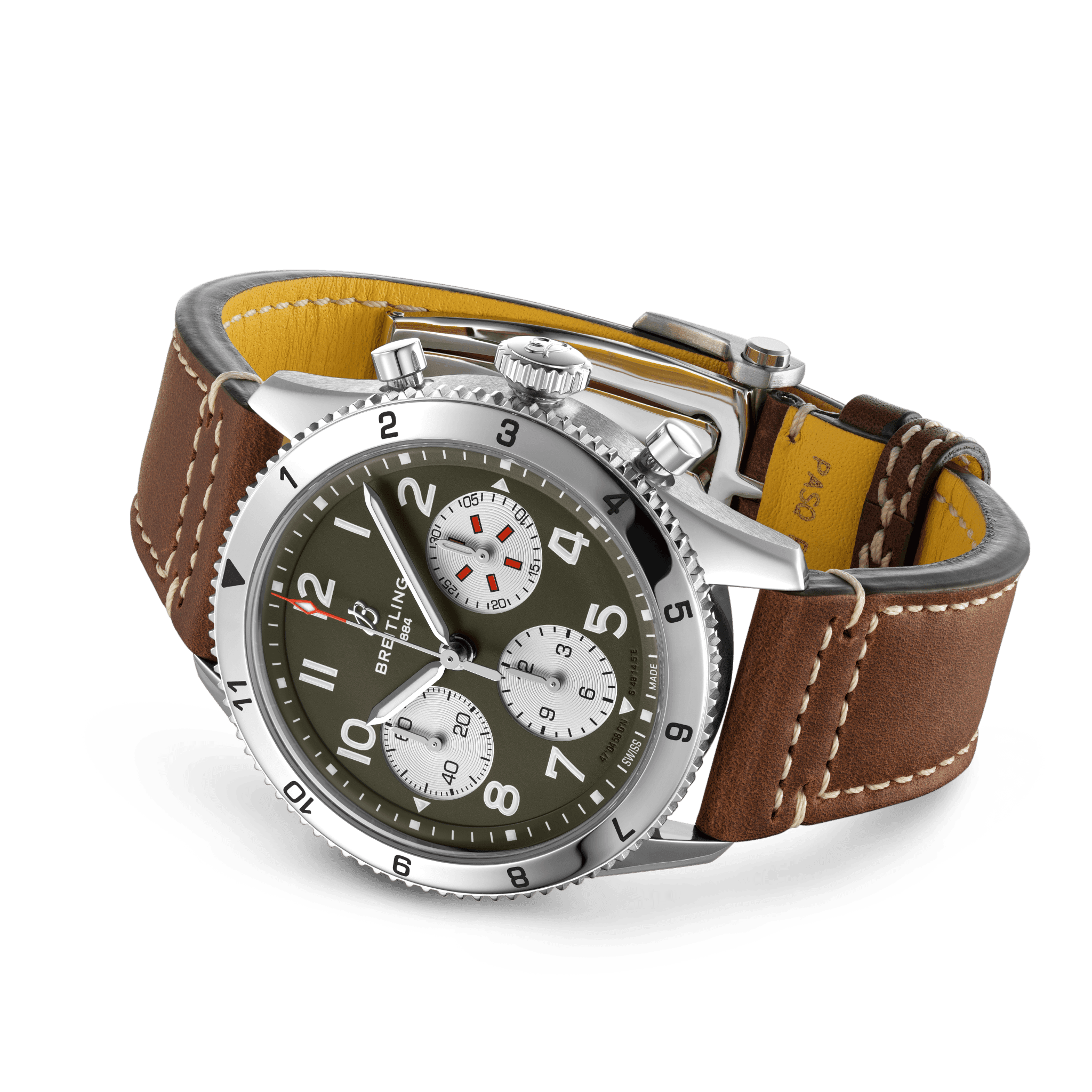 Breitling Classic AVI Chronograph 42 Curtiss Warhawk, Stainless Steel, Ref# A233802A1L1X1, Unworn 2024 - Image 3