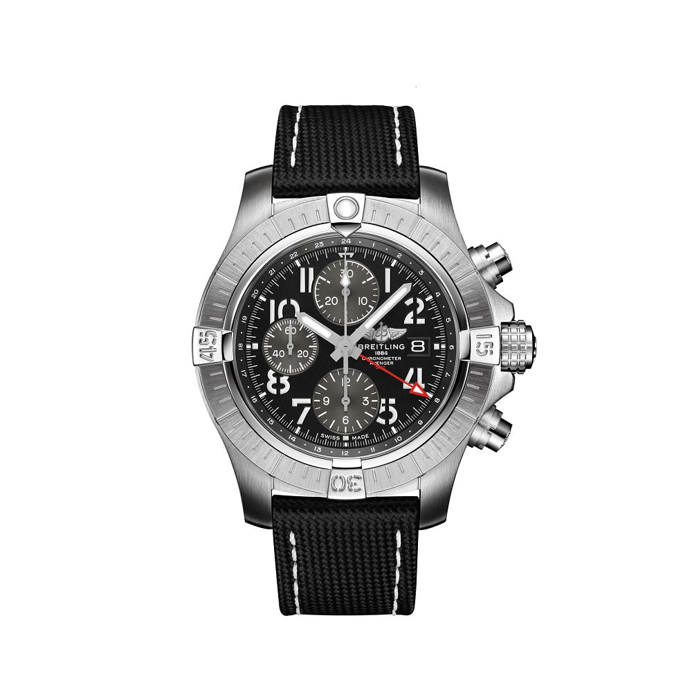 Breitling Avenger Chronograph GMT 45,  Stainless Steel, Ref# A24315101B1X1, Unworn 2024
