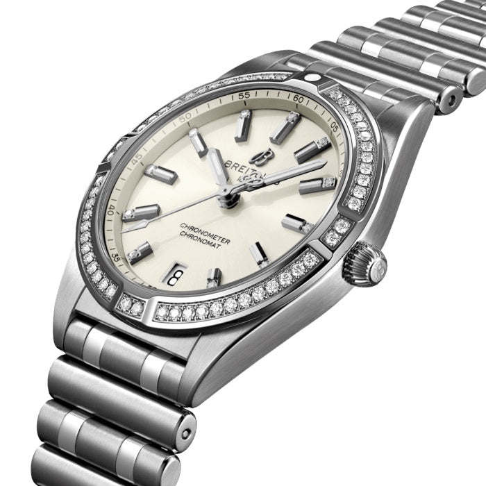 Breitling Chronomat 32, Stainless Steel and Diamond, Ref# A77310591A1A1, Unworn 2024 - Image 2