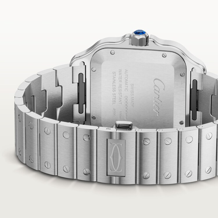 Unworn Cartier Santos de Cartier, Stainless Steel, 39.8mm, Ref# WSSA0071, box and papers - Image 5