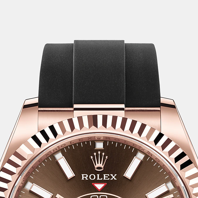 Rolex Sky-Dweller 42mm, 18k Everose Gold, Oysterflex, Ref# 326235-0005 - Image 6