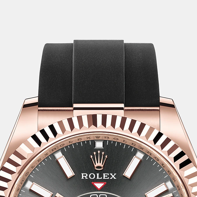 Rolex Sky-Dweller 42mm, 18k Everose Gold, Oysterflex, Ref# 326235-0006 - Image 6