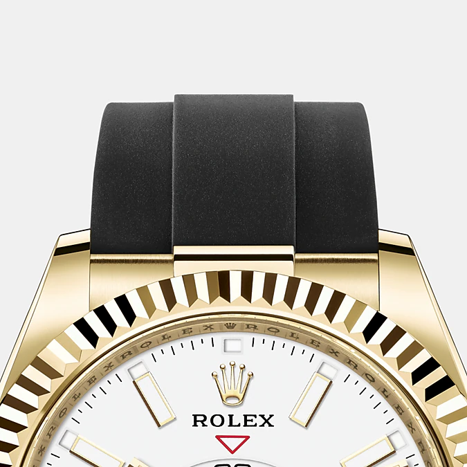Rolex Sky-Dweller 42mm, 18k Yellow Gold, Oysterflex Ref# 326238-0006 - Image 6