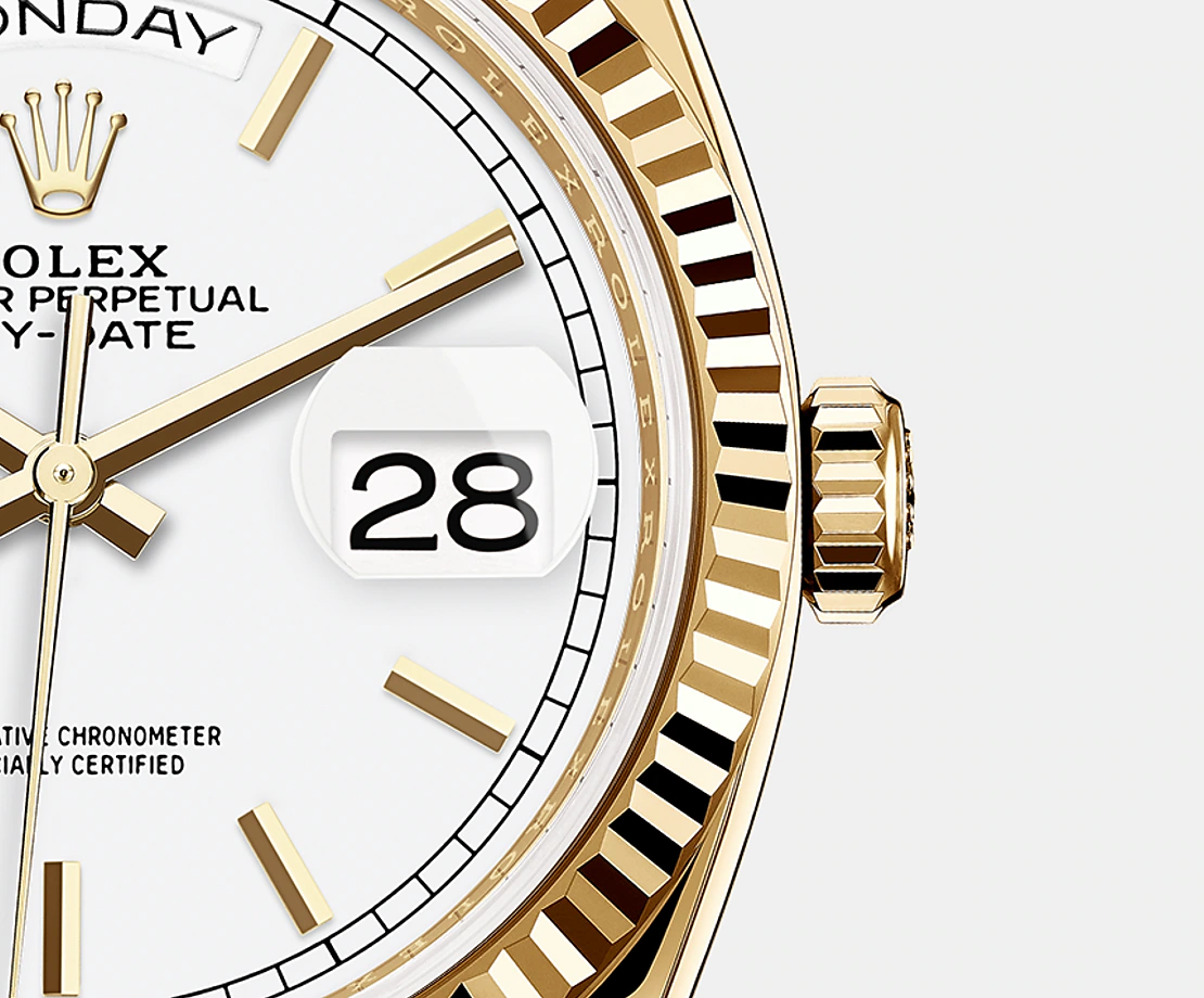 Rolex Day-Date, 36mm, 18k Yellow Gold, Ref# 128238-0081 - Image 5