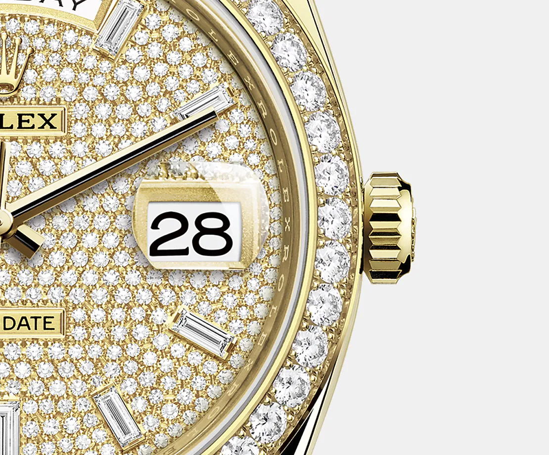 Rolex Day-Date, 40mm, 18k Yellow Gold and Diamonds, Ref# 228348rbr-0037 - Image 5