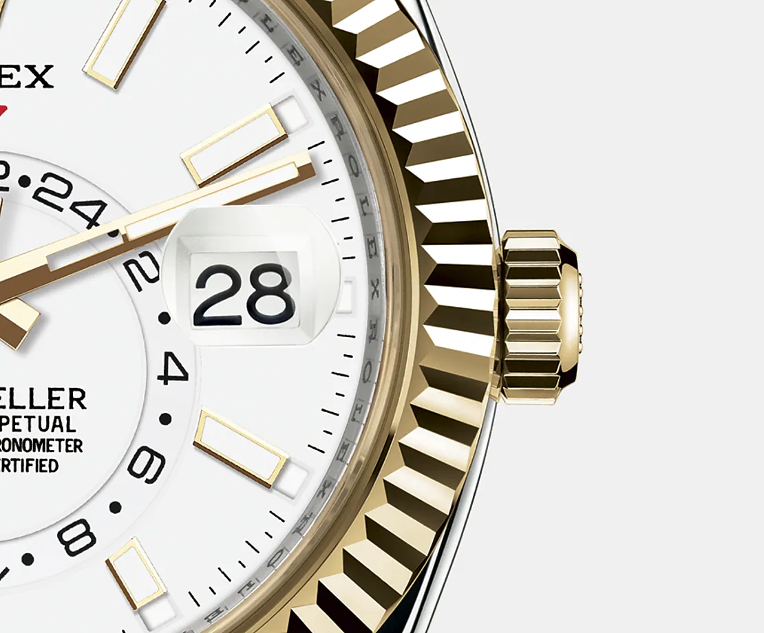 Rolex Sky-Dweller 42mm, Oystersteel and 18k Yellow Gold, Ref# 326933-0009 - Image 4