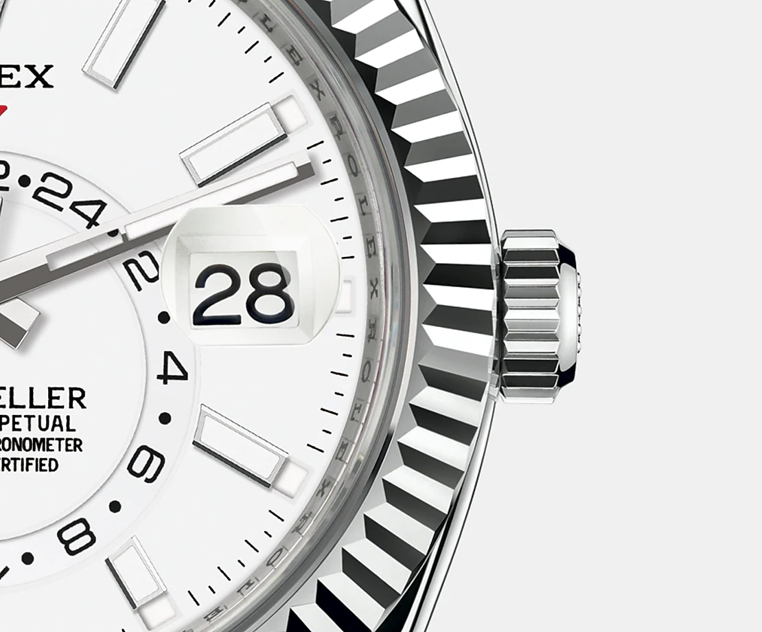 Rolex Sky-Dweller 42mm, Oystersteel and 18k White Gold, Ref# 326934-0002 - Image 4