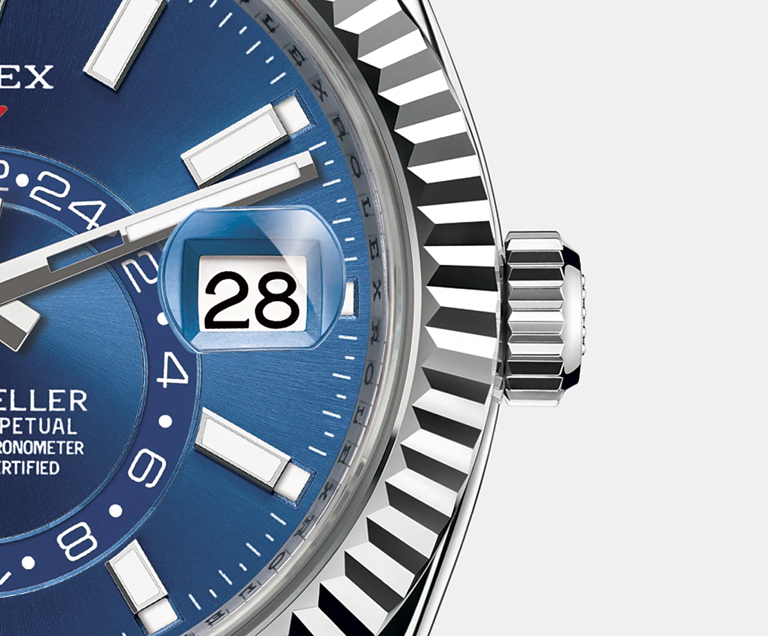 Rolex Sky-Dweller 42mm, Oystersteel and 18k White Gold, Ref# 326934-0004 - Image 4