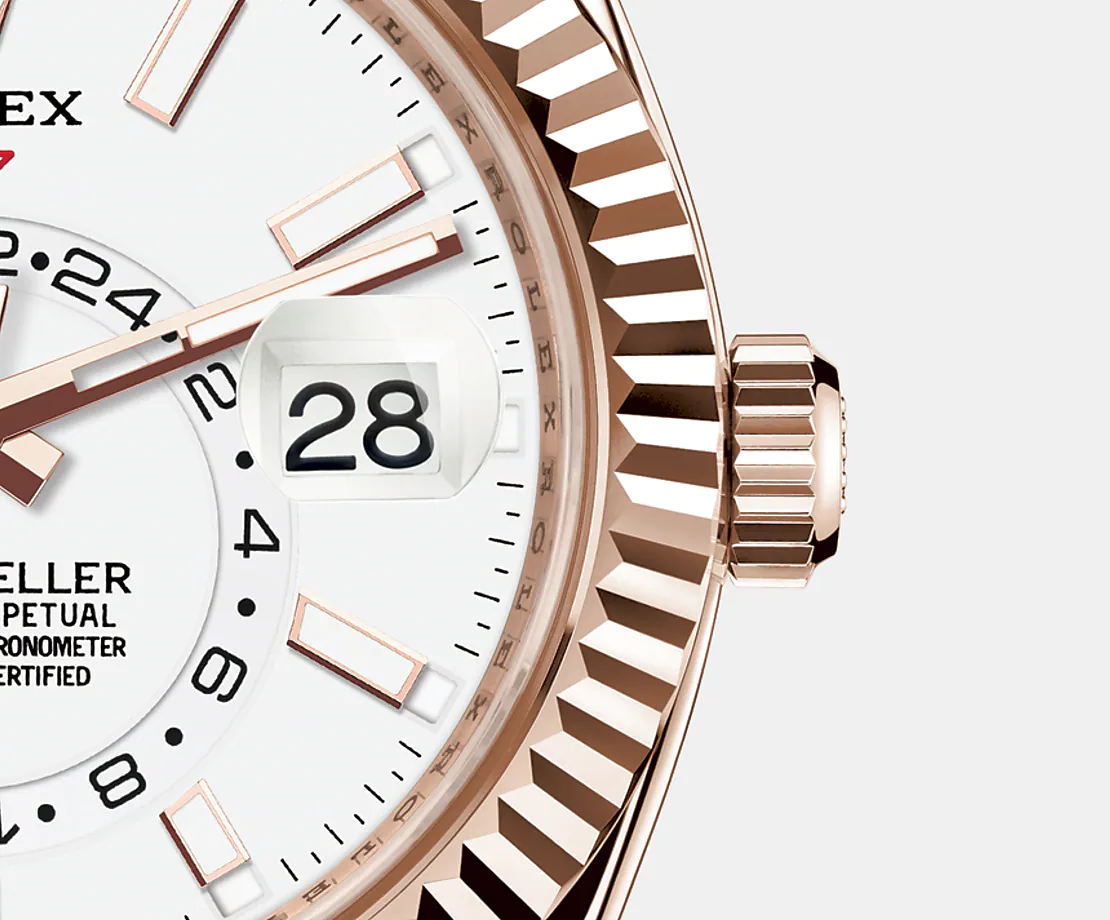 Rolex Sky-Dweller 42mm, 18k Everose Gold, Ref# 326935-0005 - Image 4