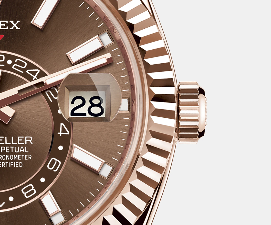 Rolex Sky-Dweller 42mm, 18k Everose Gold, Ref# 326935-0006 - Image 4