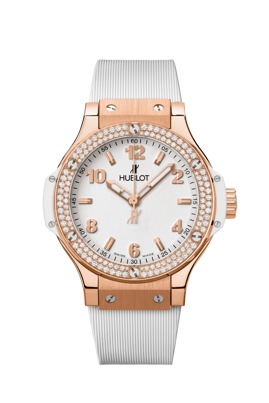 Hublot Big Bang, Gold White Diamonds, 38 mm, Ref# 361.PE.2010.RW.1104 - Image 2