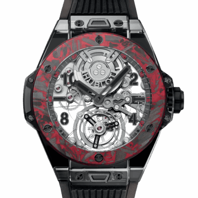 Hublot Big Bang Tourbillon Automatic Black Sapphire Las Vegas Boutique, 45mm, Ref# 419.JBV.0113.RT.LVB23