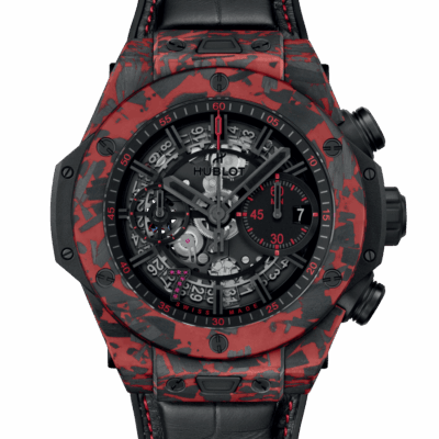 Hublot Big Bang Unico Red Carbon Las Vegas Boutique, Matt Red Frosted carbon, 44mm, Limited Edition, Ref# 421.QV.1113.LR.LVB23