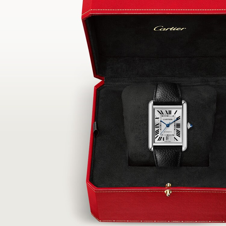 Unworn Cartier Tank Must de Cartier, Extra-large Stainless Steel, 41mm x 31mm, Ref# WSTA0040, box and papers - Image 6