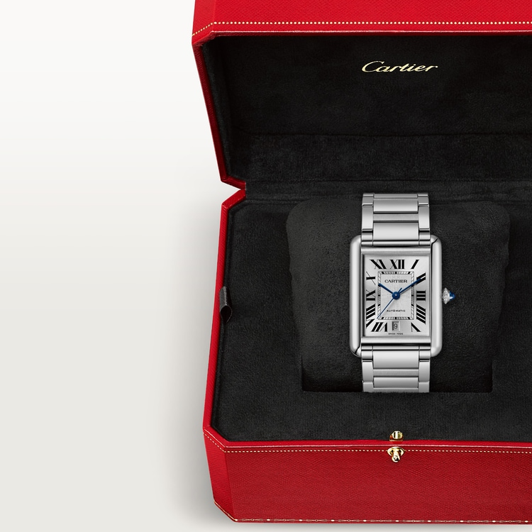 Unworn Cartier Tank Must de Cartier, Extra-large Stainless Steel, 41mm x 31mm, Ref# WSTA0053, box and papers - Image 7