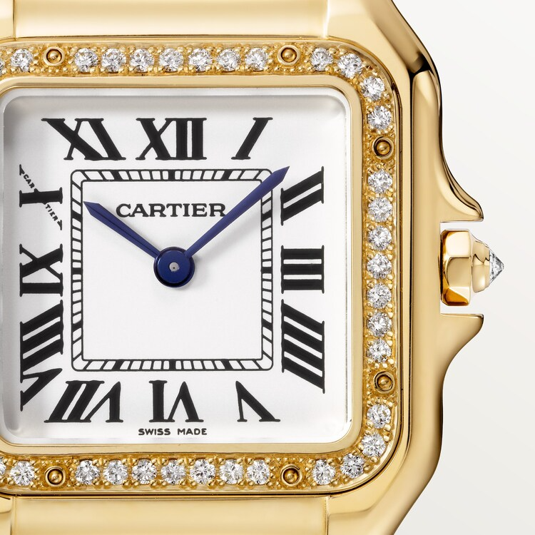 Unworn Cartier Panthère de Cartier Medium, 18k Yellow Gold, Diamonds, 27mm x 36mm, Ref# WJPN0016, box and papers - Image 2