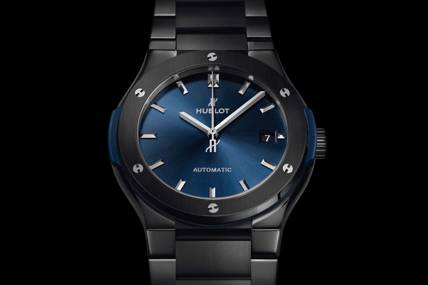 Hublot Classic Fusion Automatic 45mm Ceramic Blue, Ref# 510.CM.7170.CM, Unworn 2025 - Image 2
