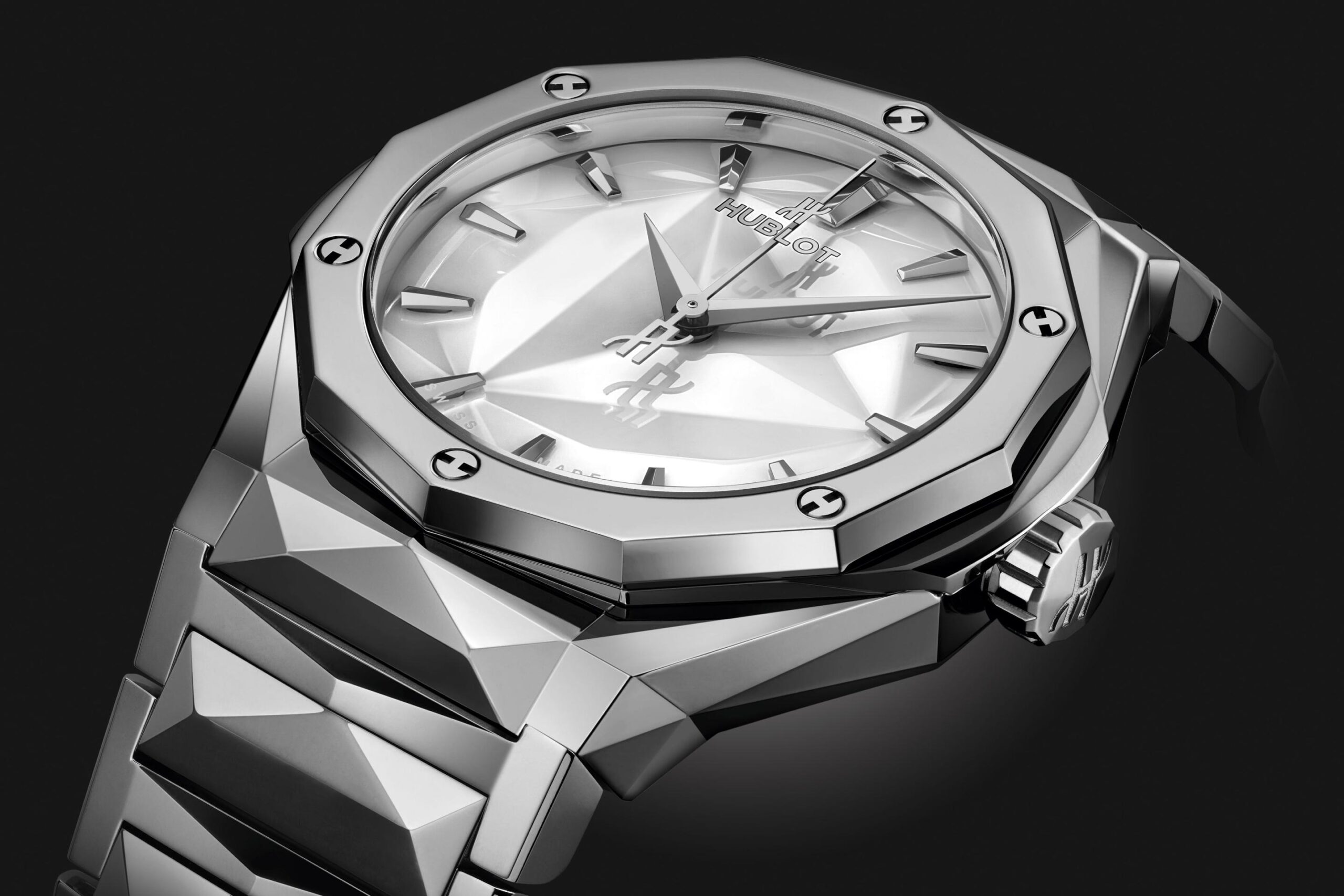 Hublot Classic Fusion ORLINSKI BRACELET TITANIUM WHITE Ref# 550.NS.2200.NS.ORL22 - Image 4