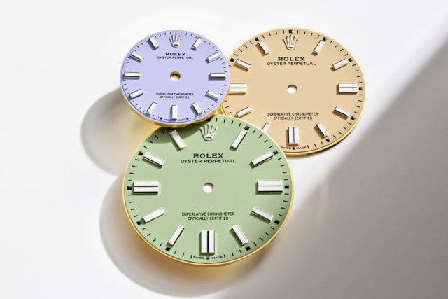 Unworn 2025, Rolex Oyster Perpetual, Oystersteel, 31mm, Lavender dial, Domed Oyster, Ref# 277200-0014, box and papers - Image 4