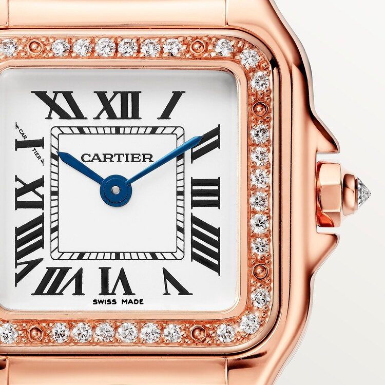 Unworn Cartier Panthère de Cartier Small, 18k Rose Gold, Diamonds, 22mm x 30mm, Ref# WJPN0049, box and papers - Image 2