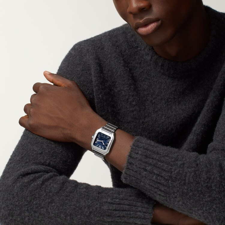 Unworn Cartier Santos de Cartier, Stainless Steel, 39.8mm, Ref# WSSA0071, box and papers - Image 11